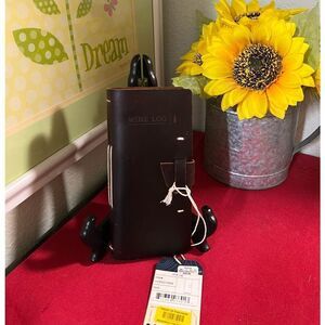 NWT Wine Log, Leather Bound #YC
